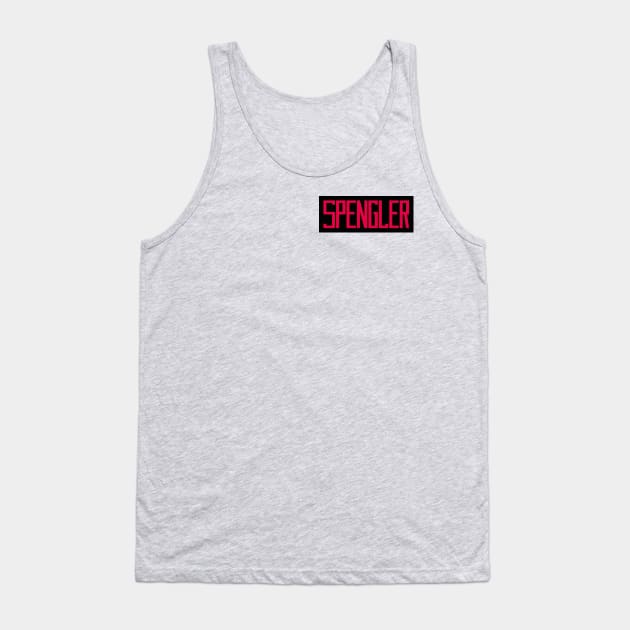 Spengler Name Badge (Ghostbusters) Tank Top by GraphicGibbon